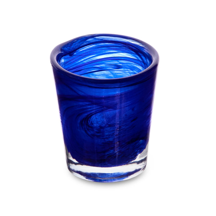 Shot glass Alabaster blue