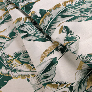 Tablecloth Palm Leaf Hunter Green/Gold