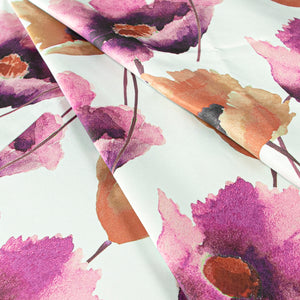 Tablecloth Print Flower Purple