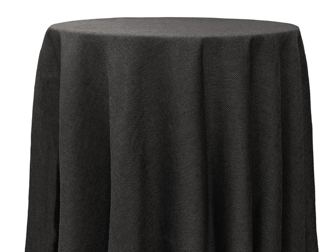 Tablecloth Burlap Charcoal