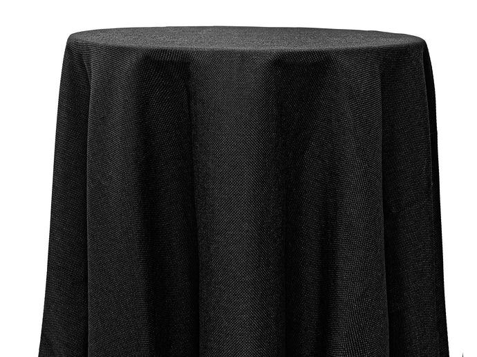 Tablecloth Burlap Black
