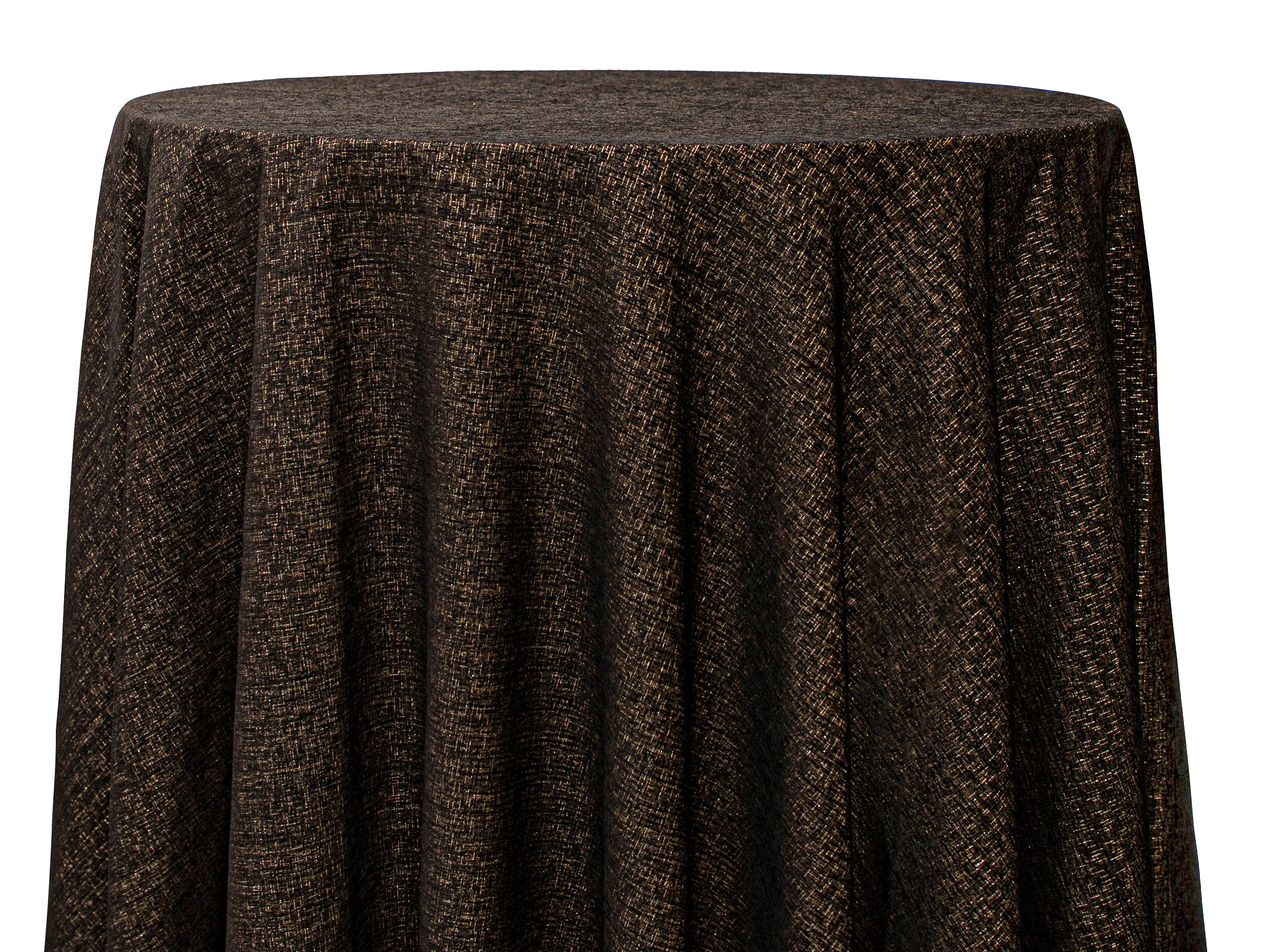 Tablecloth Chenille Black/Gold