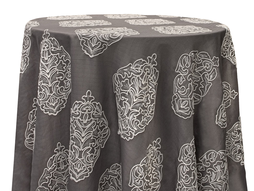 Tablecloth Emblen Gray/White