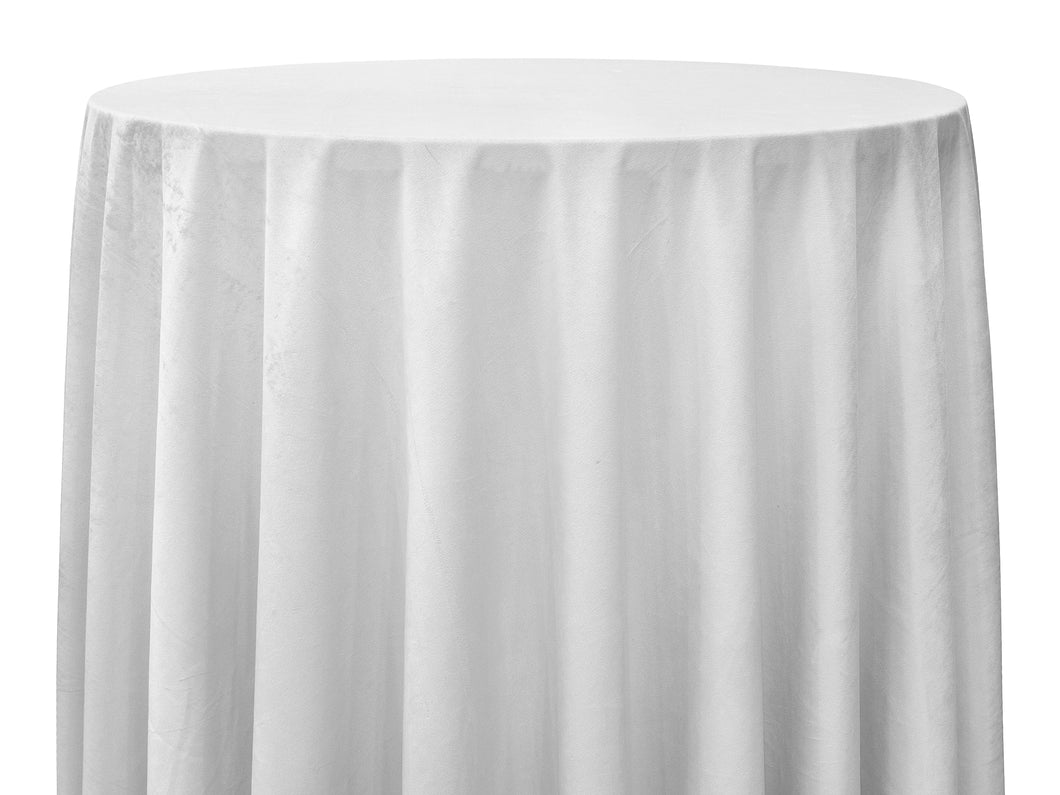 Tablecloth Velvet White