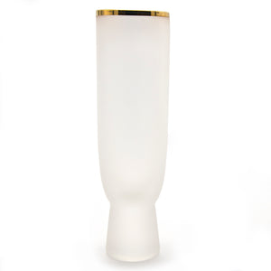 Tube Glassware White Frosted