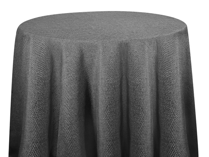 Tablecloth Burlap Black