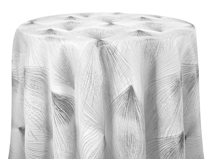 Tablecloth Pine leaf Silver