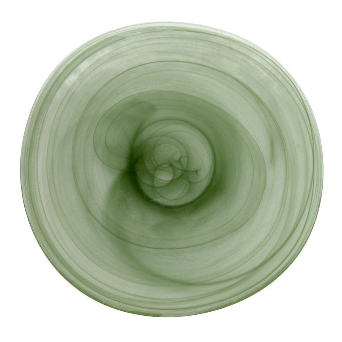 Alabaster Plate Green